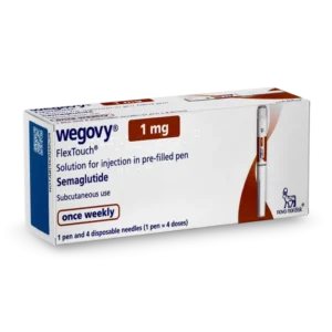 Wegovy 1 mg FlexTouch Pen semaglutide injection used for medical weight management