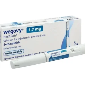 Wegovy 1.7 mg FlexTouch Pen semaglutide weekly injection for medical weight management